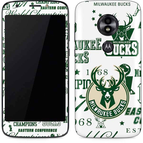 NBA Milwaukee Bucks Historic Blast New Moto E5 Play Skin